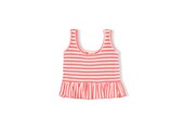 Sum Top Coral Stripe
