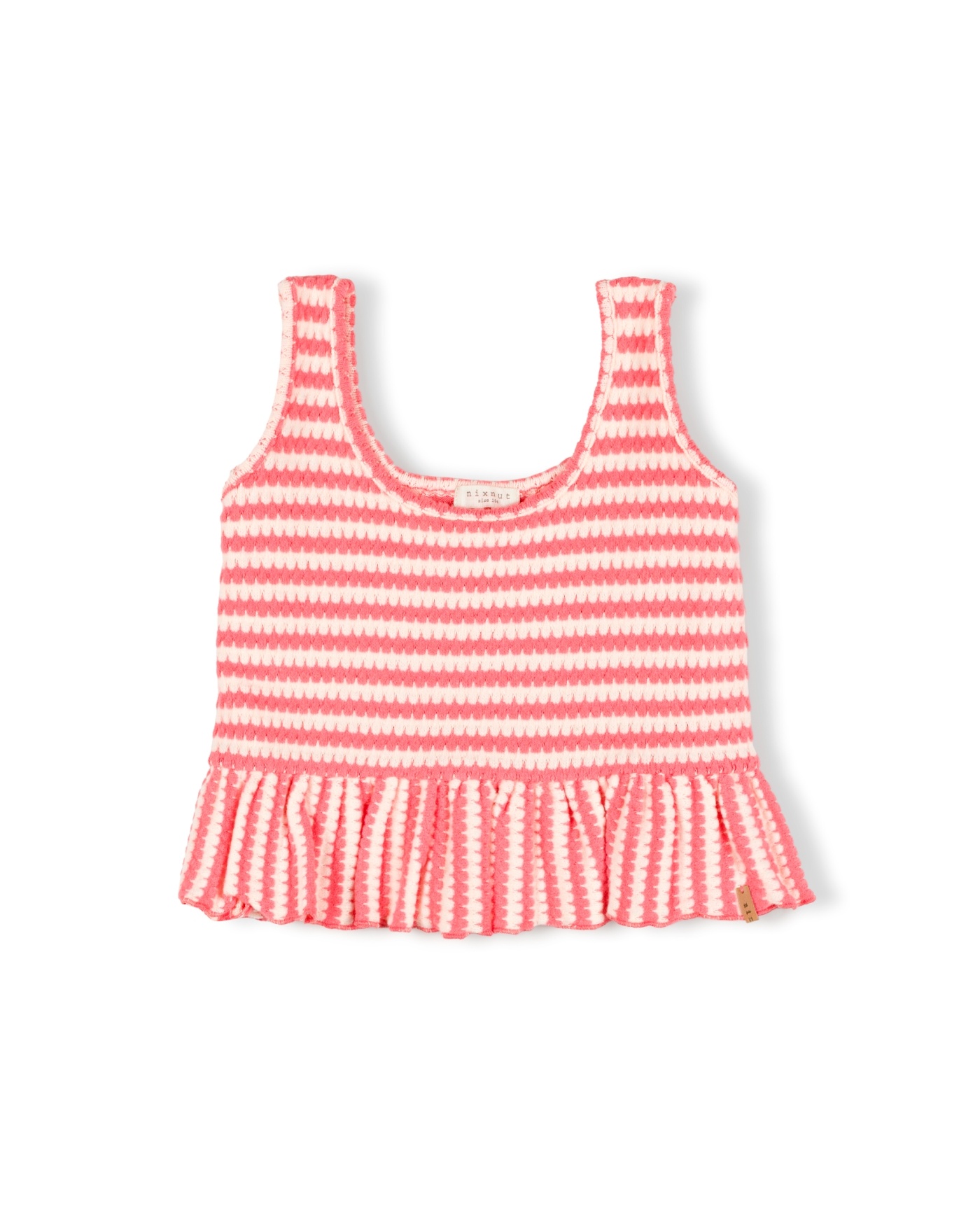 Sum Top Coral Stripe