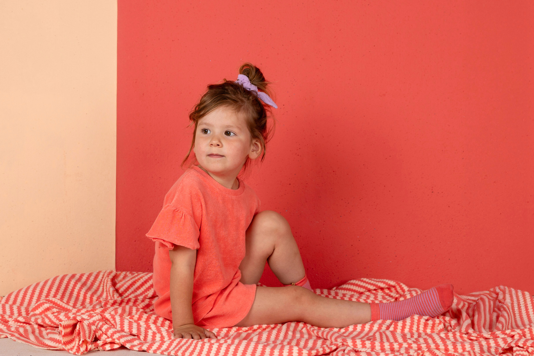 Fly Tshirt Terry Coral