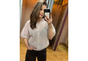 Mohair vestje Diamond Grey