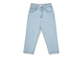 Baggy Fit Jeans Washed Light Blue