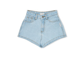 Jeans Short Washed Light Blue