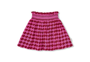 Mini Smock Skirt Berry Blush