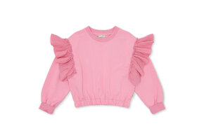 Sweater Ruffles Cashmere Rose