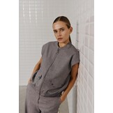 WBLMARINA TAILORED WAISTCOAT MID GREY MEL