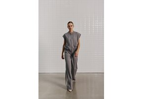 WBLMARINA TAILORED WAISTCOAT MID GREY MEL