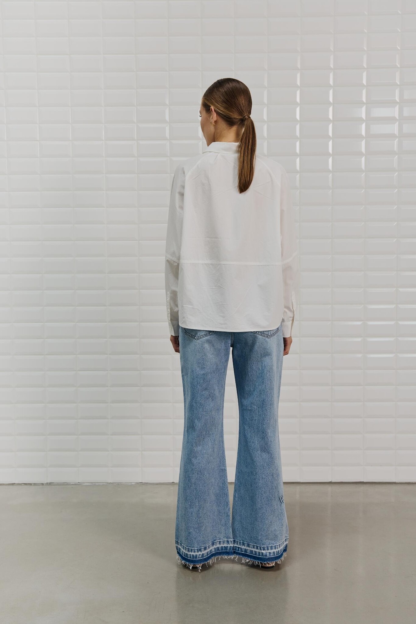 WBLREBECCA LS SHIRT WHITE