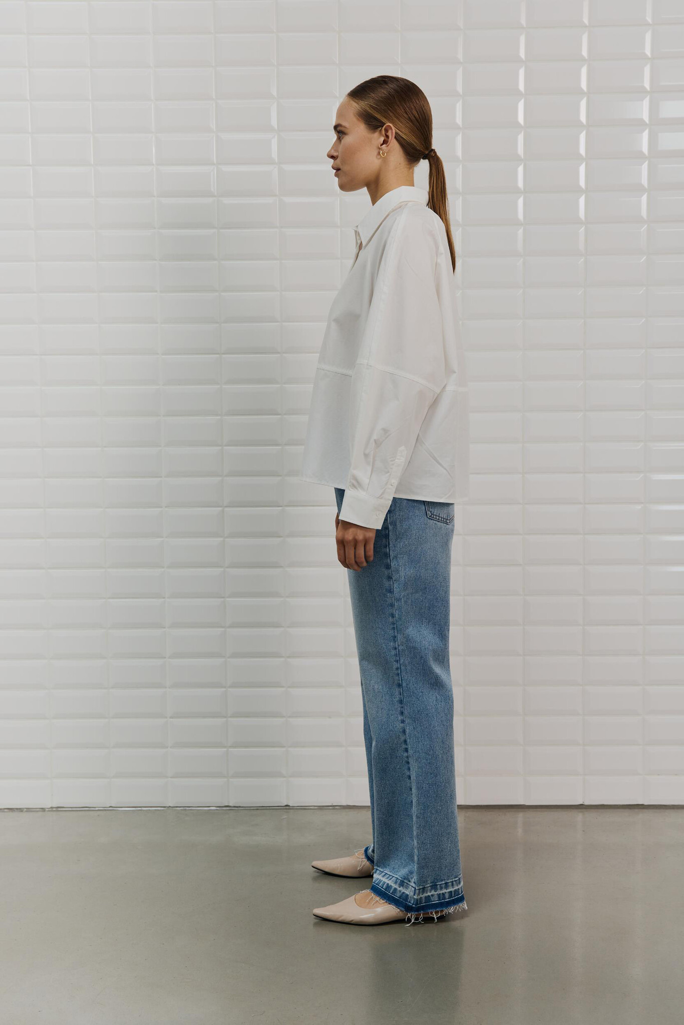 WBLREBECCA LS SHIRT WHITE