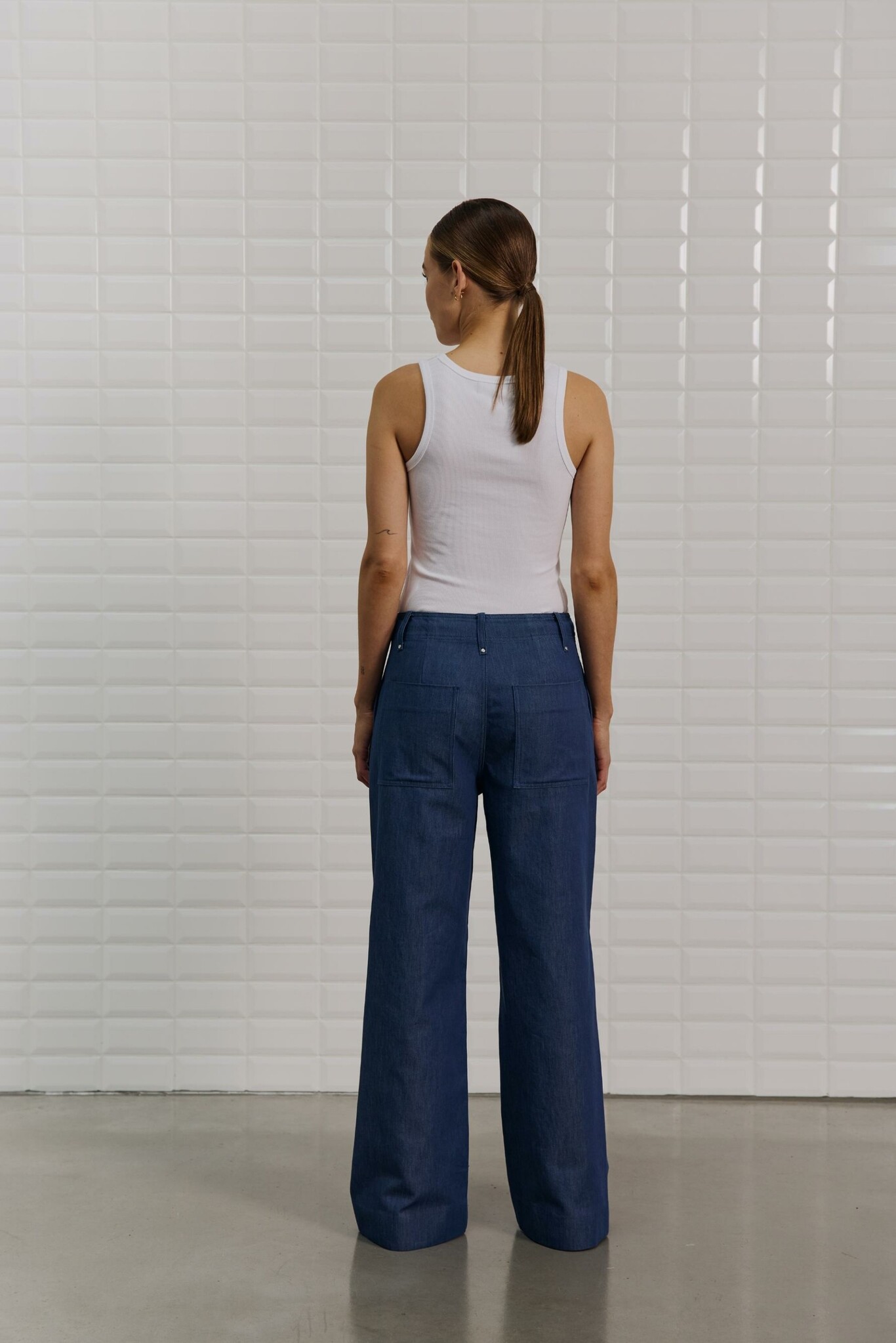 WBLVICTORIA INDIGO PANT INDIGO RISE