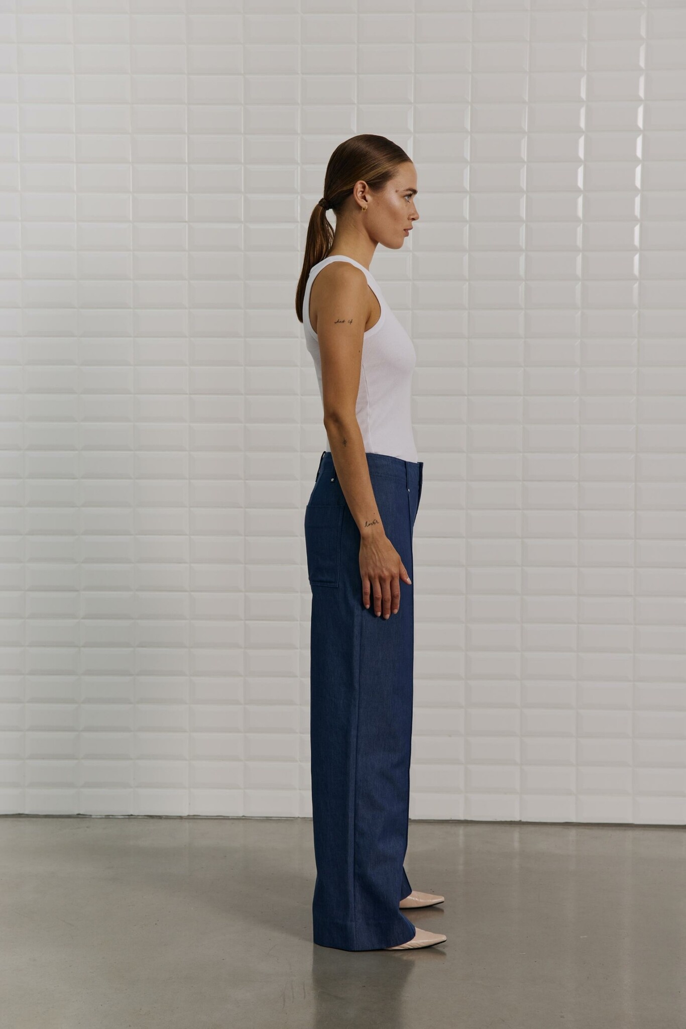 WBLVICTORIA INDIGO PANT INDIGO RISE