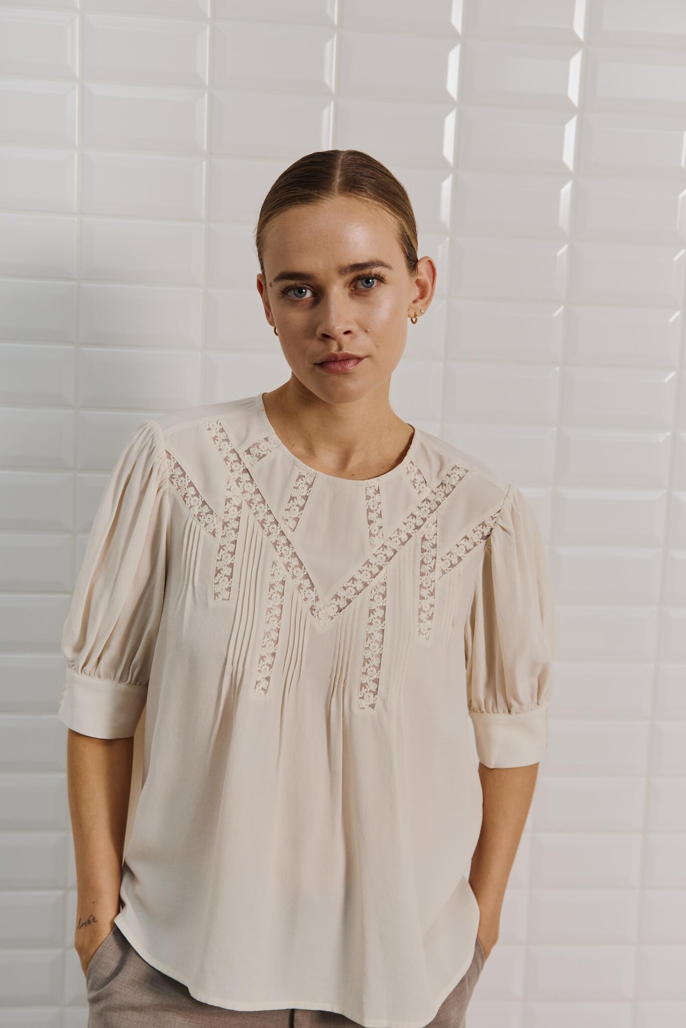 WBLJENNY LS BLOUSE BIRCH