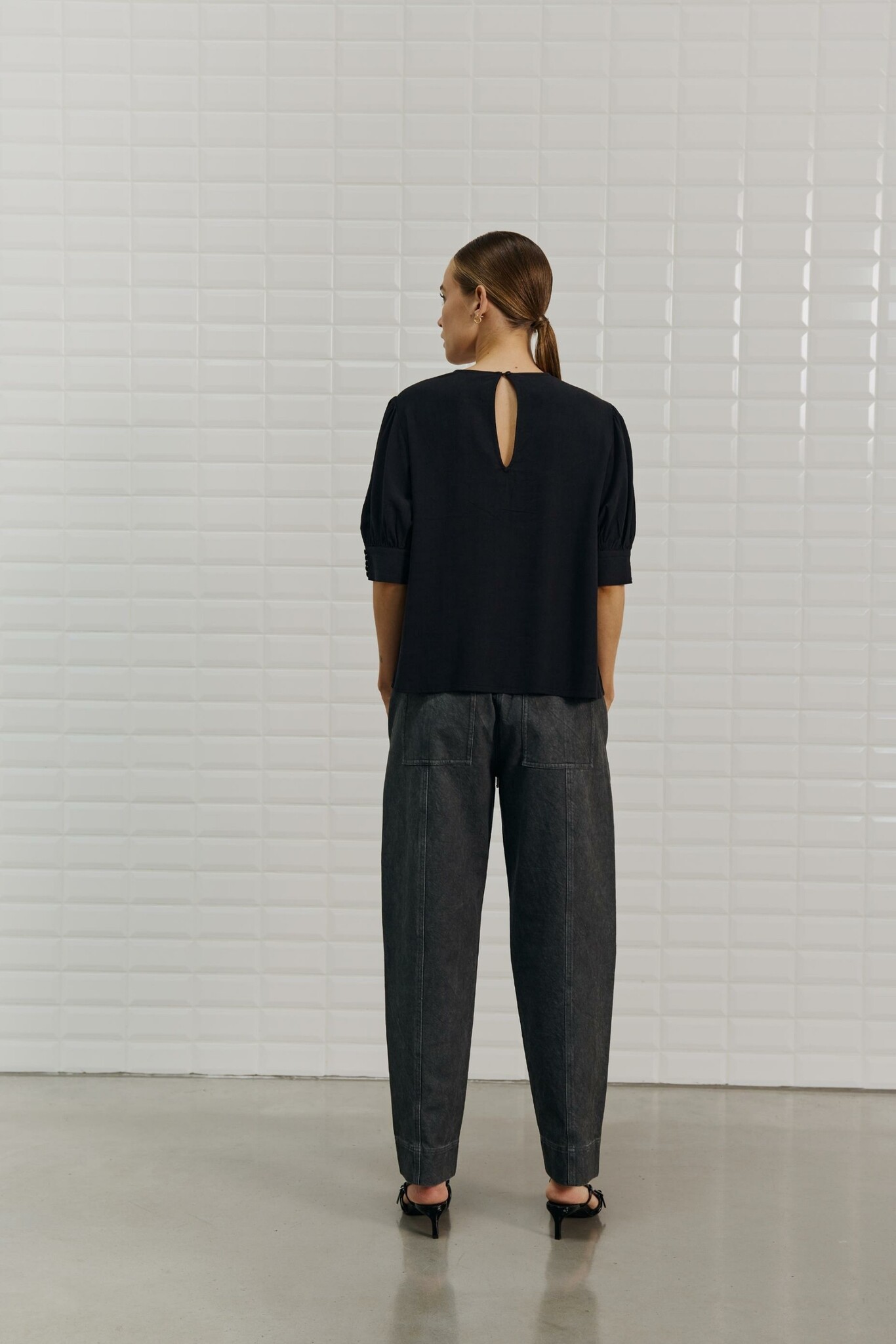 WBLJENNY LS BLOUSE BLACK