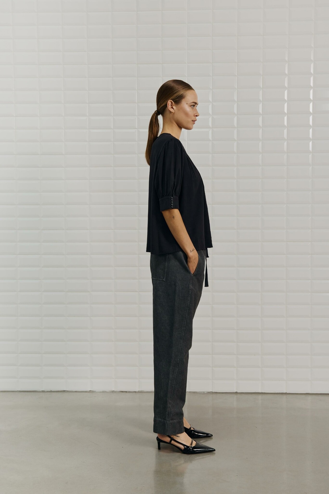 WBLJENNY LS BLOUSE BLACK