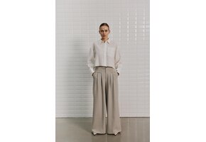 WBLSHORTY SOFT CROPPED SHIRT WHITE