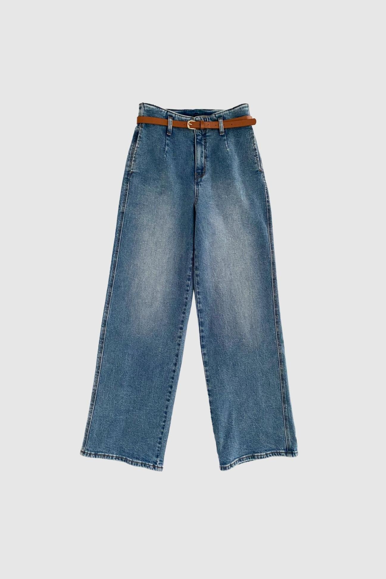 WBMILA HIGH WAIST WIDE JEANS