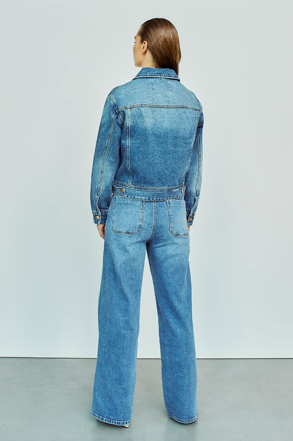 WBMILA HIGH WAIST WIDE JEANS