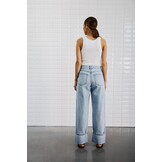 WBHAZEL HW TURN UP JEANS