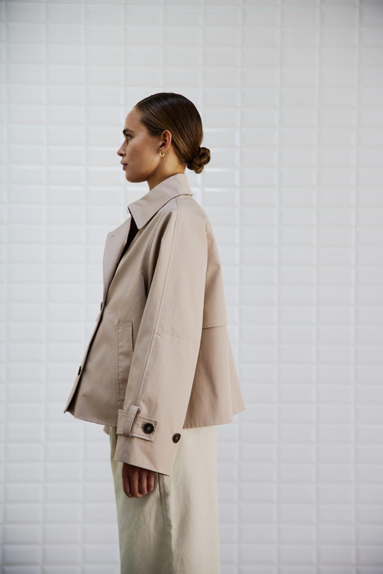 WBLOPHELIA Short Trenchcoat Copenhagen