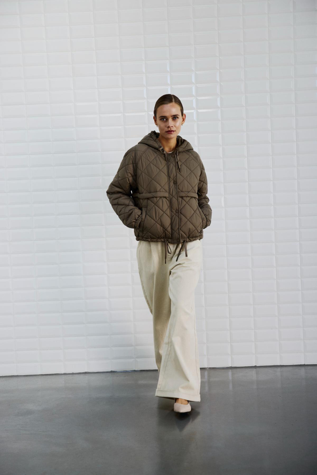 WBLASTRID Quilted Jacket Light Falcon