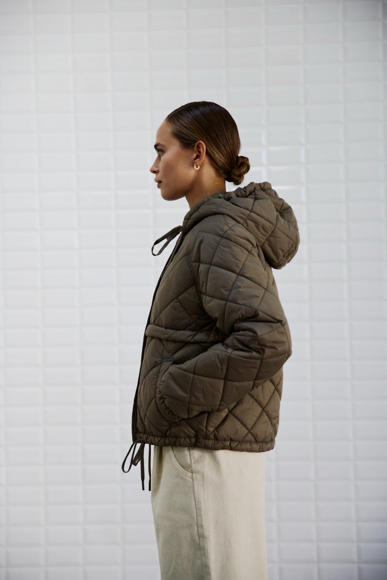 WBLASTRID Quilted Jacket Light Falcon
