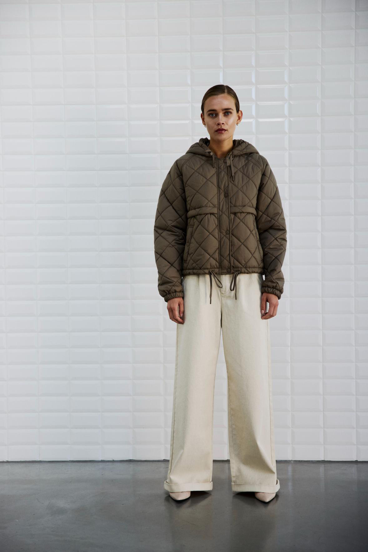 WBLASTRID Quilted Jacket Light Falcon