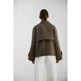 WBLJIMBERLEY Short Trench Coat Cookie Brown