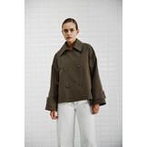 WBLJIMBERLEY Short Trench Coat Cookie Brown