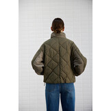 WBLVEDA Quilted Jacket Spring Forest