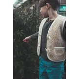 Wollen Bodywarmer Macchiato