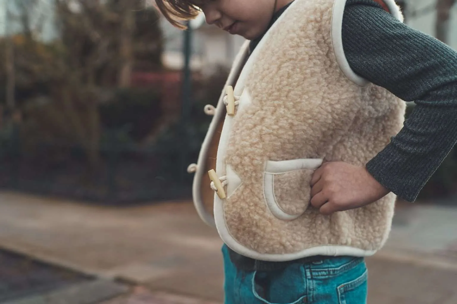 Wollen Bodywarmer Macchiato