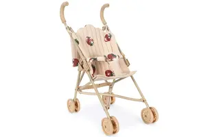 Tulle Doll Stroller Strawberry