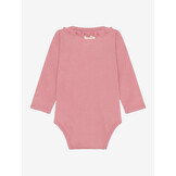 Wrap Body LS Rib Dusty Rose