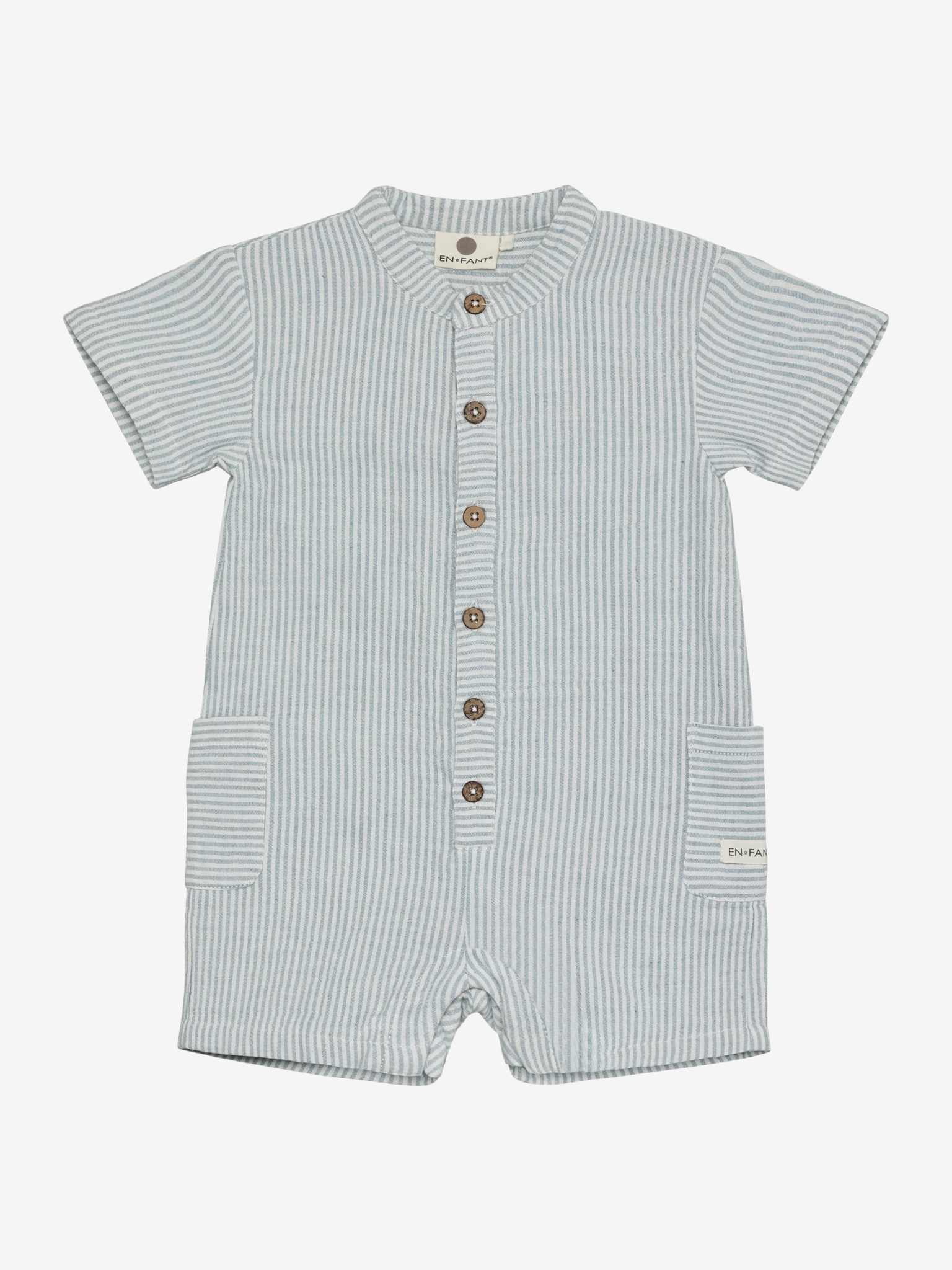 Playsuit Muslin Stripe Citadel