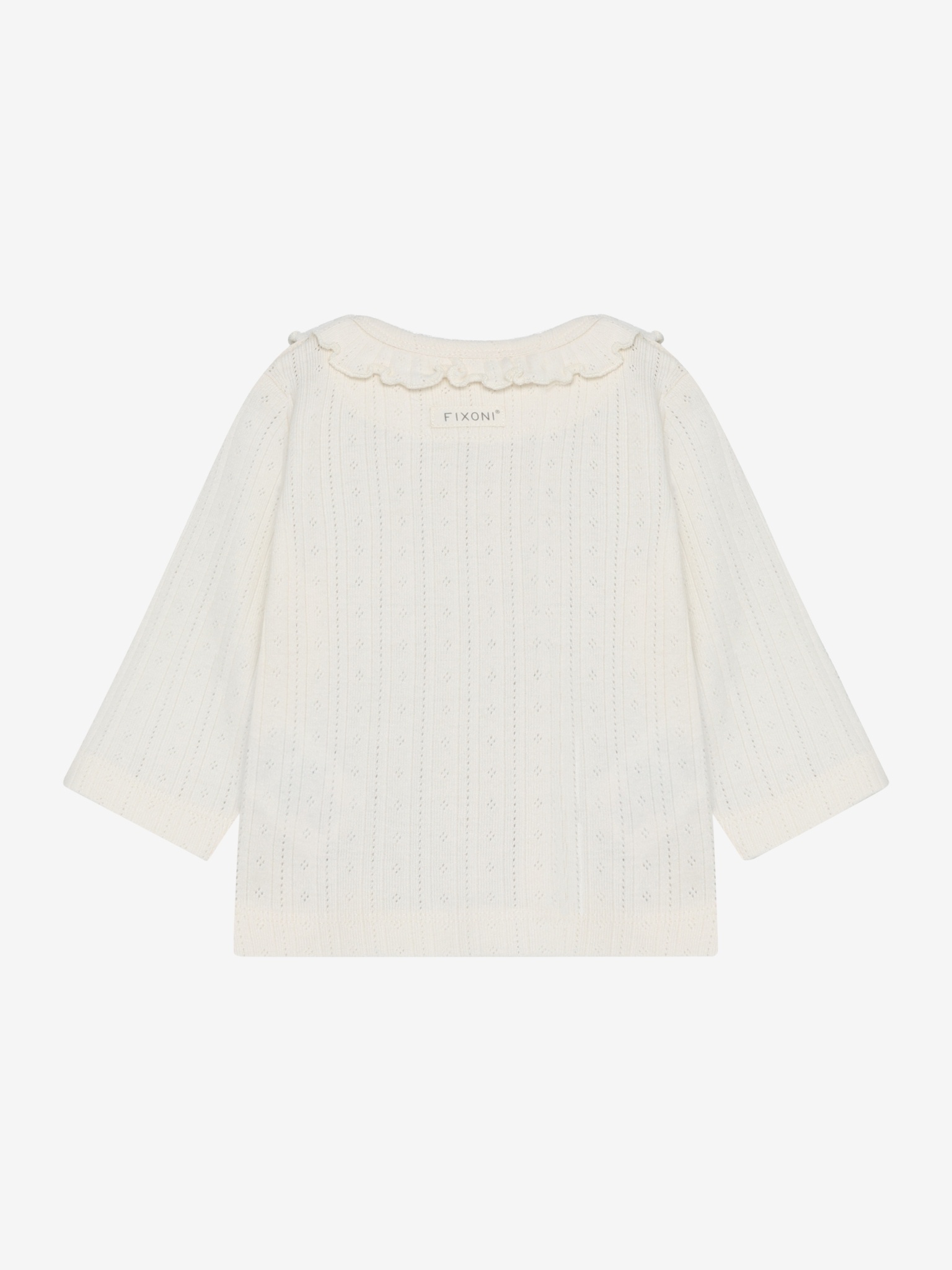 T-shirt LS Pointelle Eggnog Sand