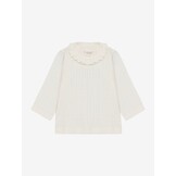 T-shirt LS Pointelle Eggnog Sand