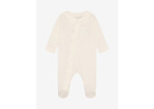 Romper LS Pointelle Eggnog Sand