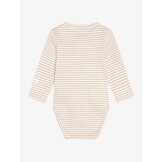 Wrap Body LS Rib Pure Cashmere Brown