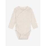 Wrap Body LS Rib Pure Cashmere Brown