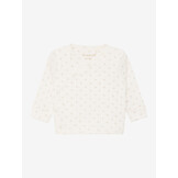 Wrap T-shirt LS Rib  Gardenia White