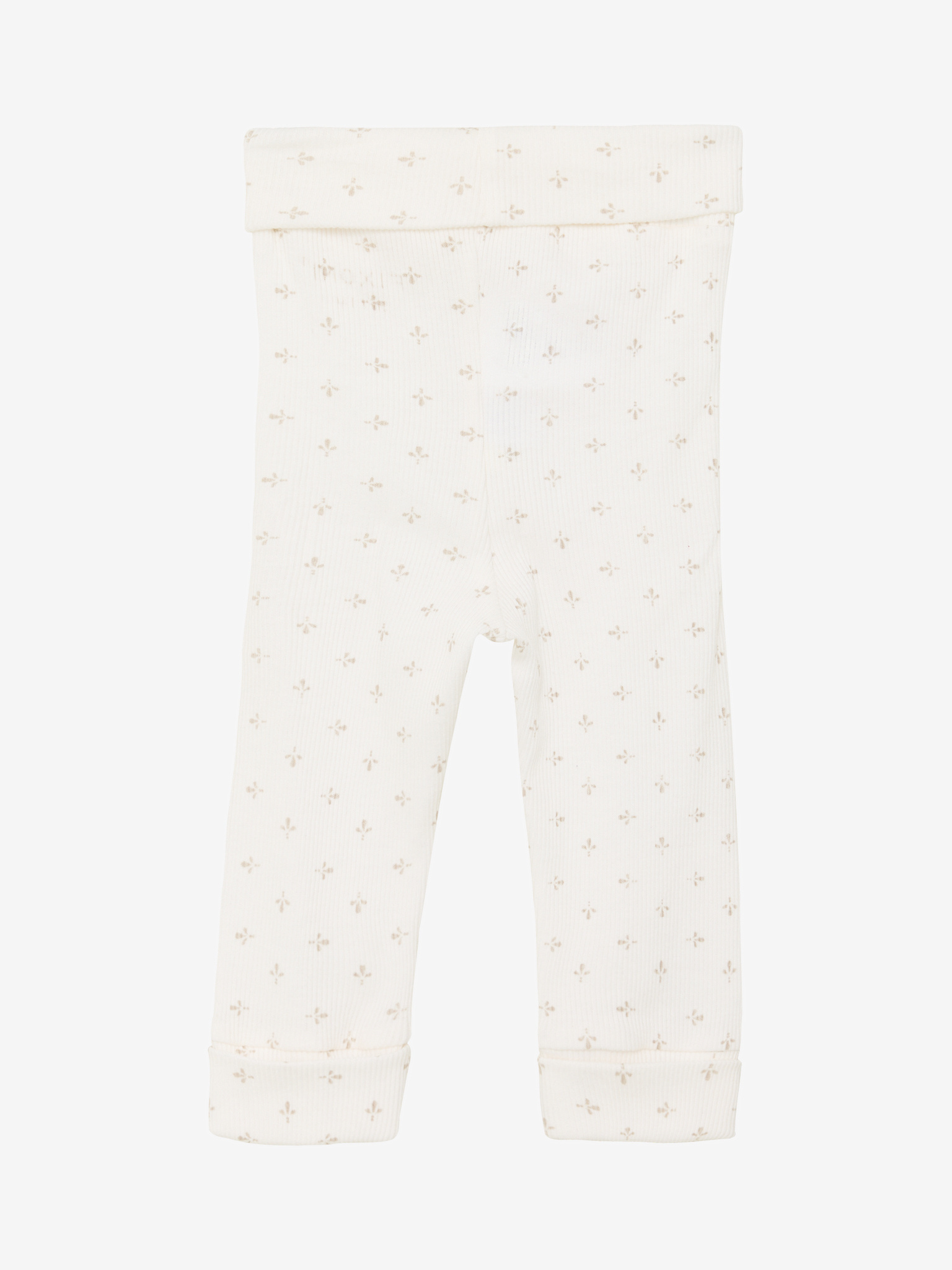 Leggings Rib  Gardenia White