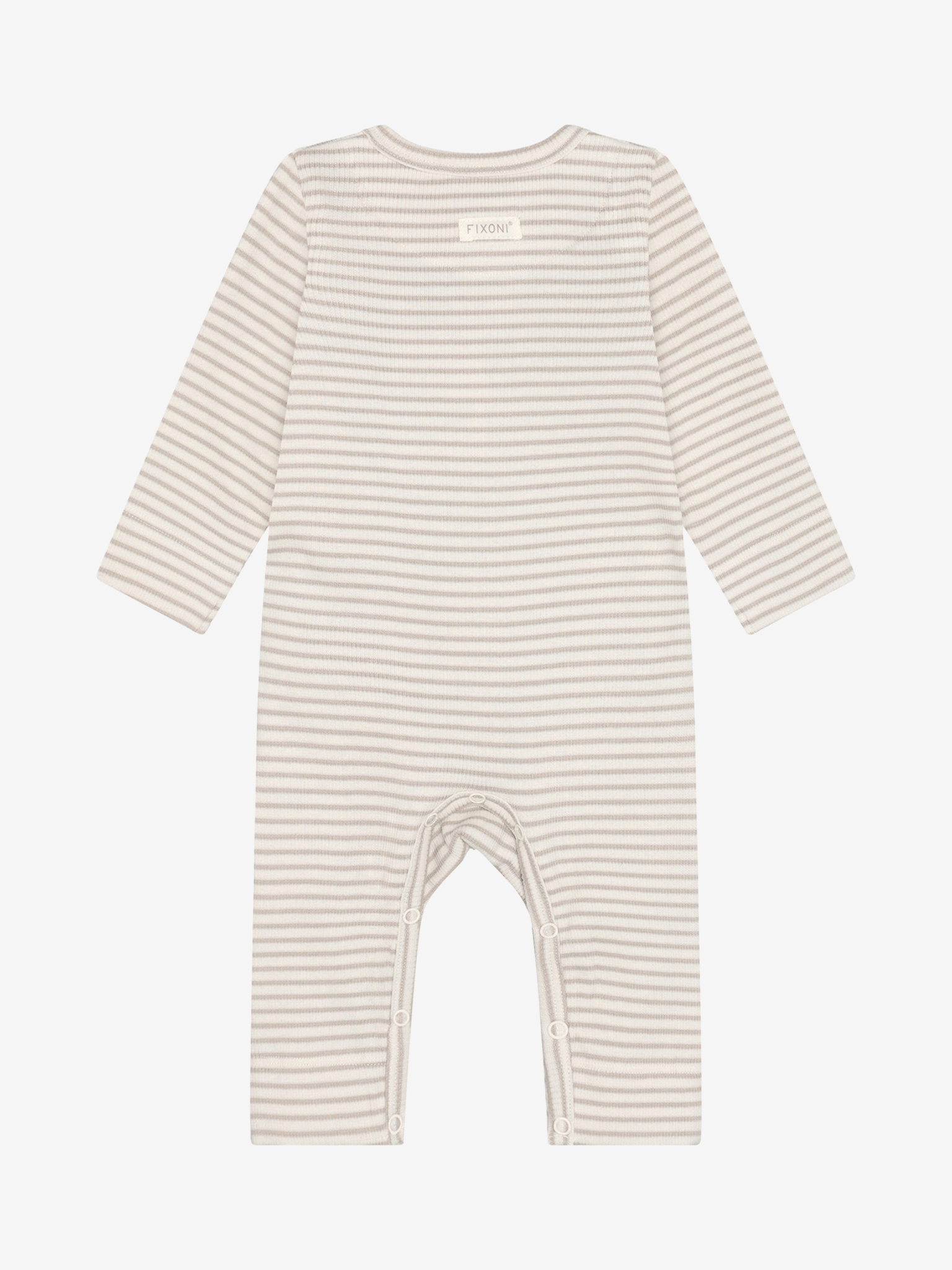 Romper LS Rib Pure Cashmere Brown