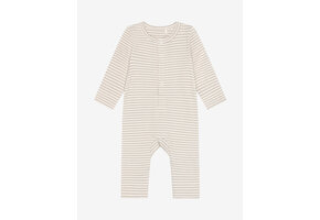 Romper LS Rib Pure Cashmere Brown