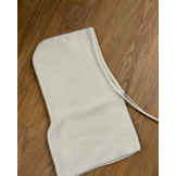 Balaclava beige rib