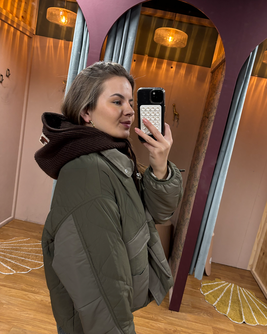 Balaclava Rib Dark Choco