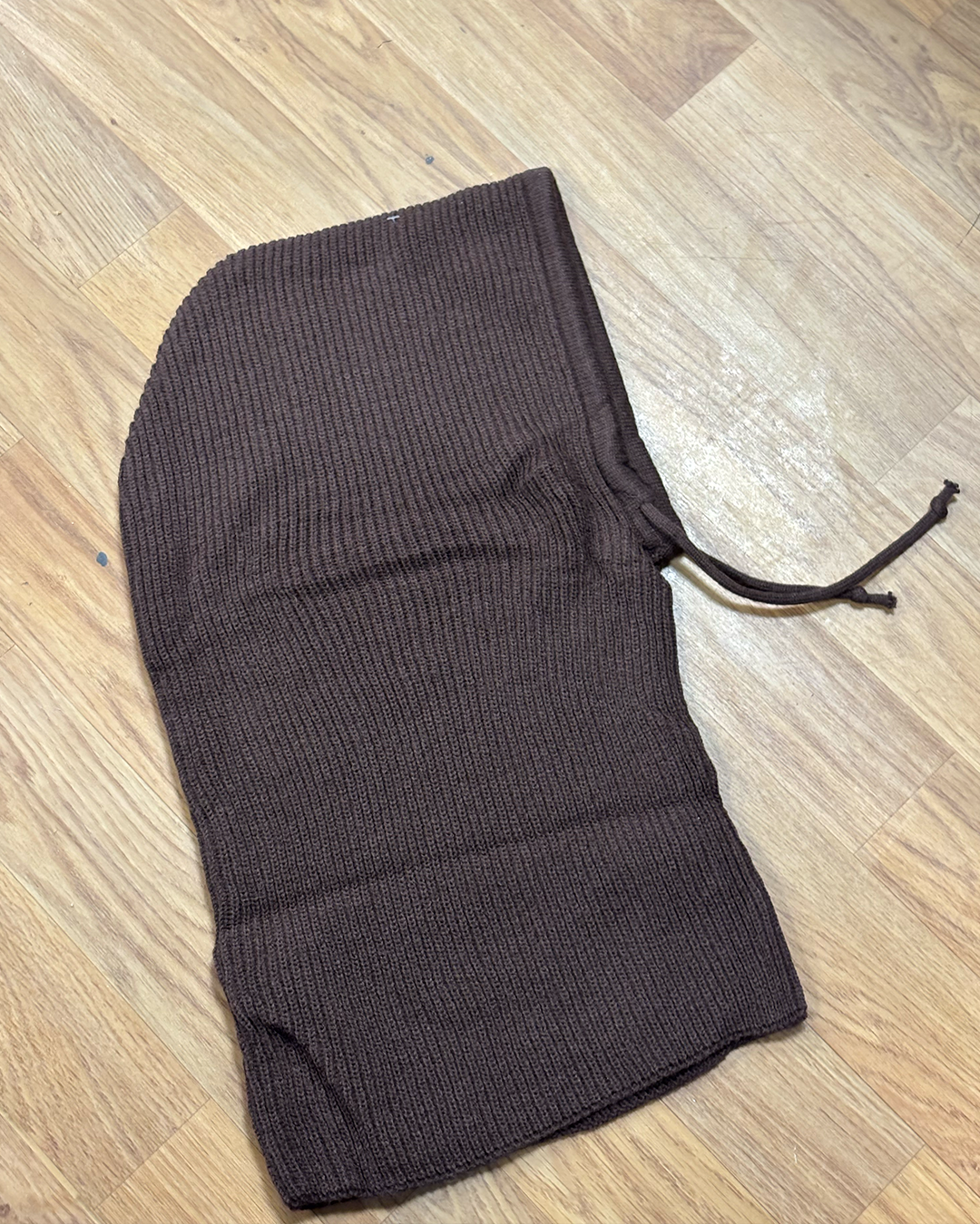 Balaclava Rib Dark Choco