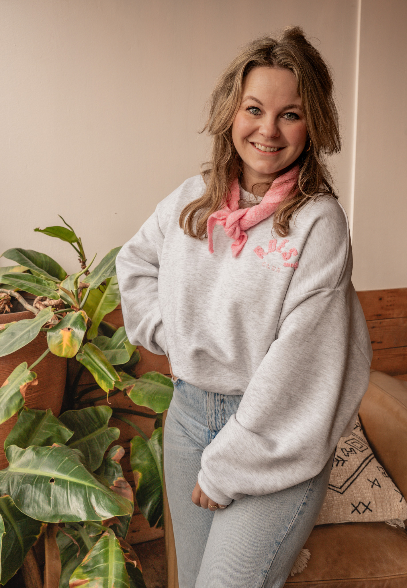 Roest sweater Faded Silver