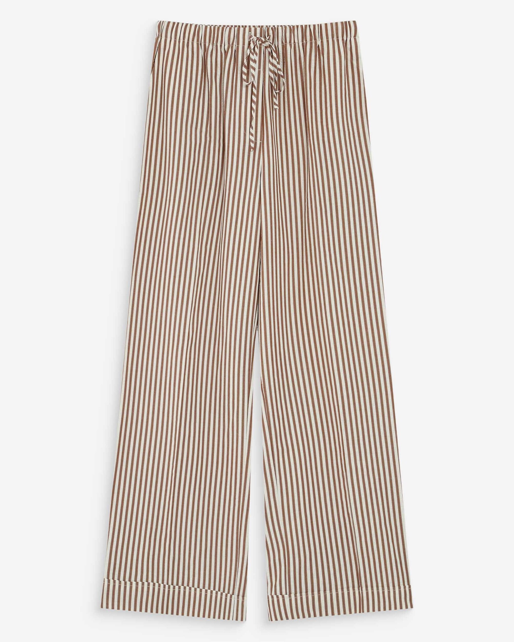 Trousers Striped Mocha