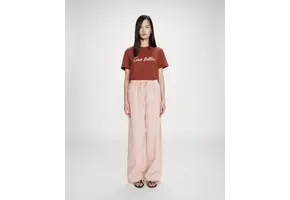 Trousers Striped Corail