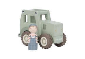Houten Tractor Met Poppetje