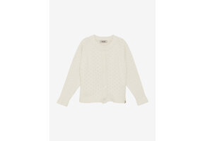 Cardigan Knit Antique White